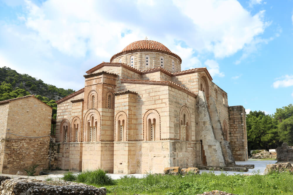 Monastery of Daphni in Greece