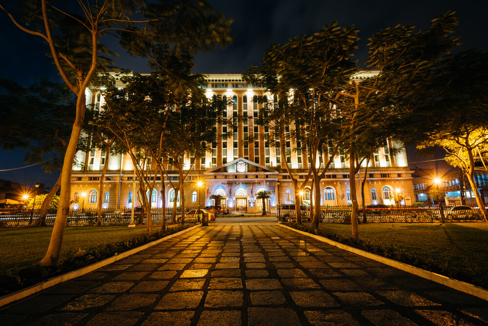 Palacio del Gobernador view from street Manila