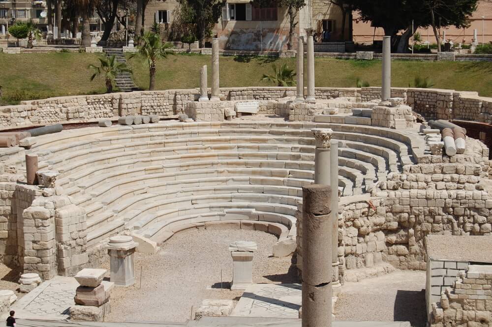 Roman amphitheater near Cairo