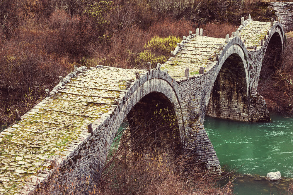 Zagori Cultural Landscape bridge in Greece