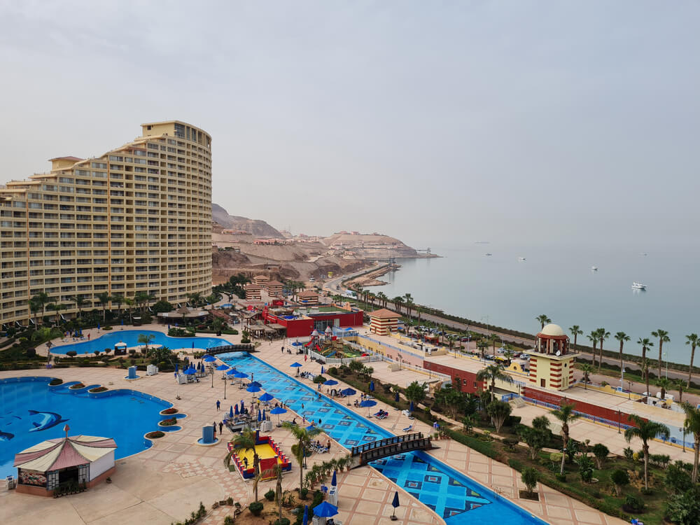 pool and resort in Ain Sokhna near Cairo