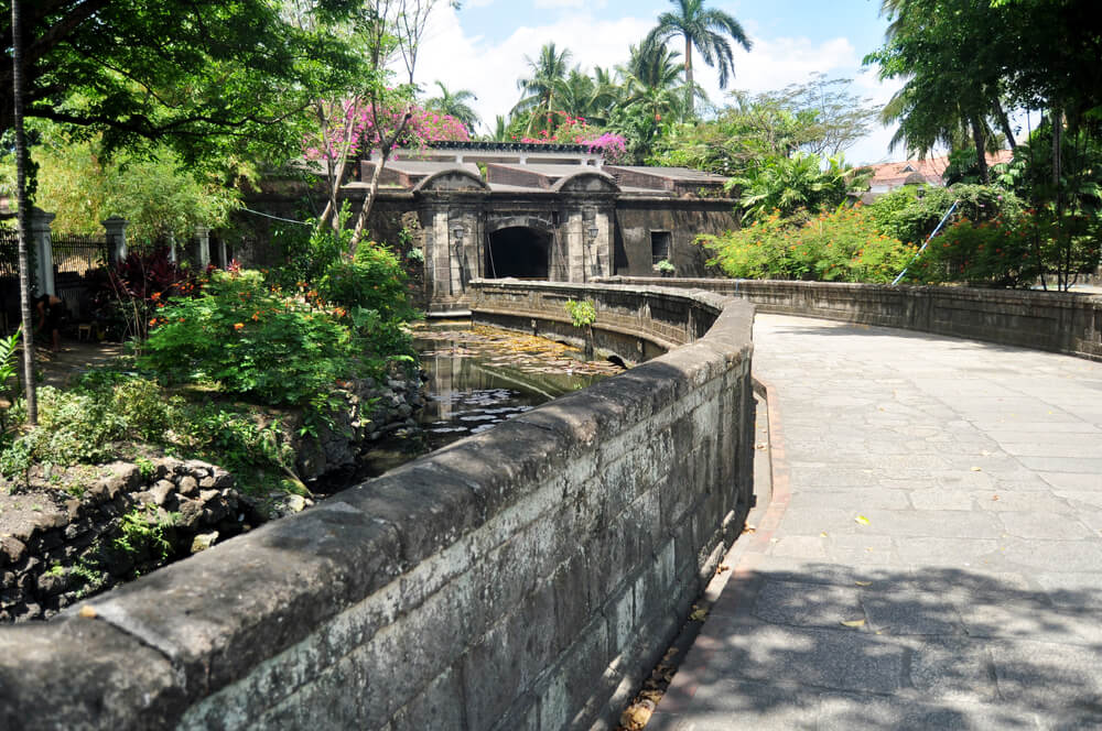 walls of the Baluarte de San Andres in Intramuros