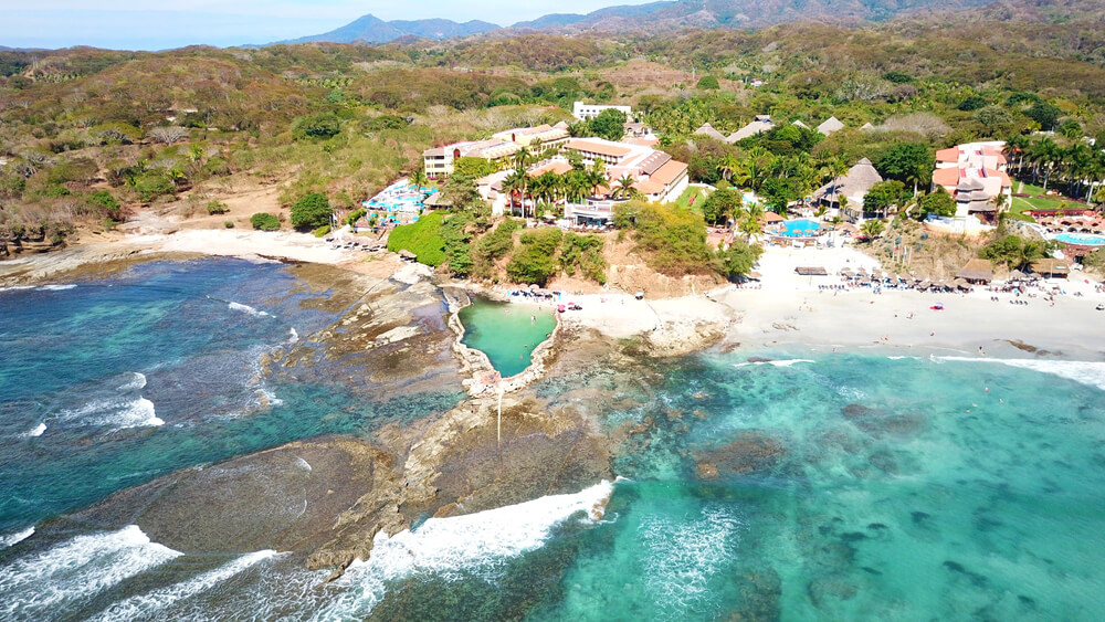 Beautiful Beach in Punta Mita, Mexico